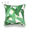 Tropical Banana Leaf Outdoor Pillow Cover, 18